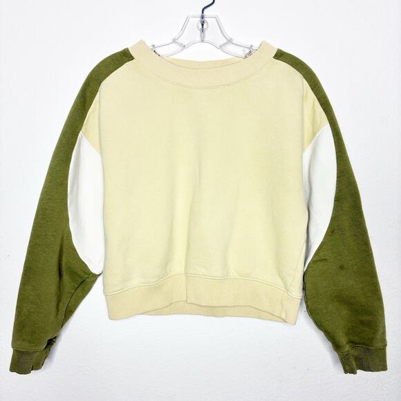 Anthropologie Daily Practice Color Blocked Sweatshirt S - Picture 1 of 8